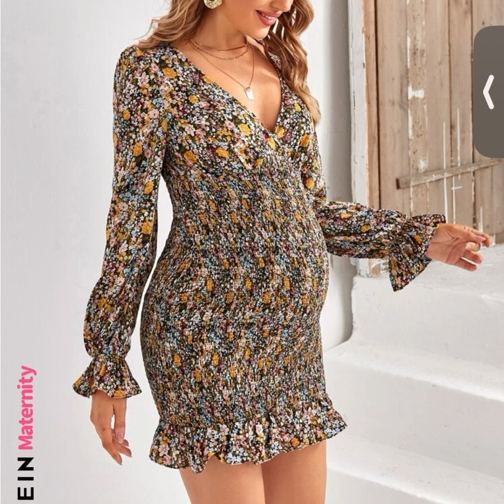 Floral Maternity Dress